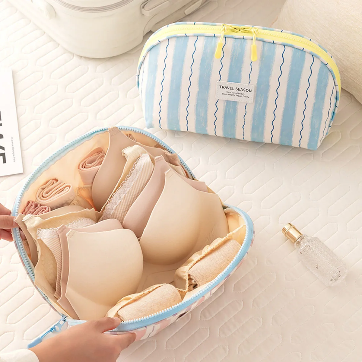 Women Accessories List - Draagbare opbergtas voor ondergoed, multifunctionele reisorganizer