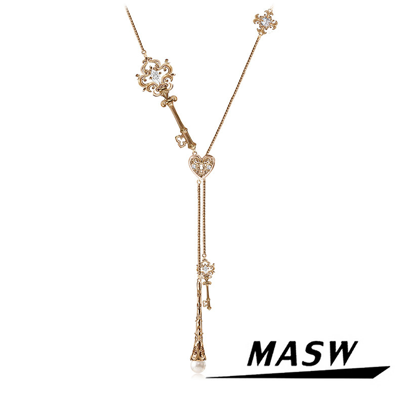 Women'S Accessories Trends 2026 - MASW Origineel Ontwerp Vintage Temperament Sleutelketting