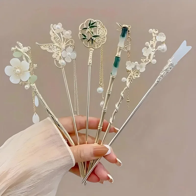Women Accessories Shop Design - Elegante haarclip in Chinese stijl met