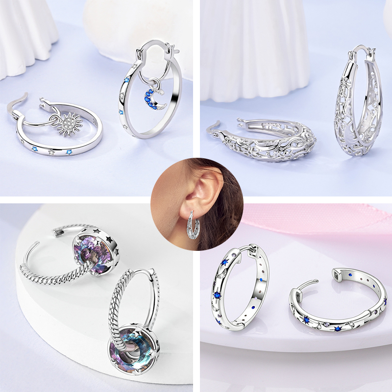 Women'S Accessories Jewelry Sale - Hot Sale 925 Sterling Zilver Hoops