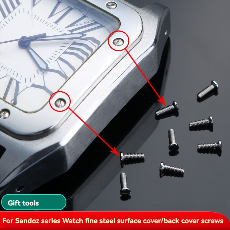Women'S Accessories Cartier - Voor Cartier Santos Horloge Gezicht Voorkant