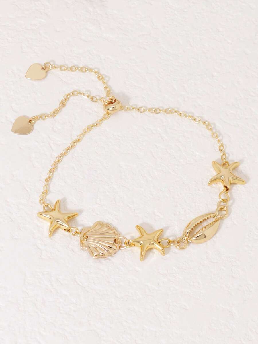 Women Accessories Bracelet - 1 stuk Boheemse schelp, zeester decor