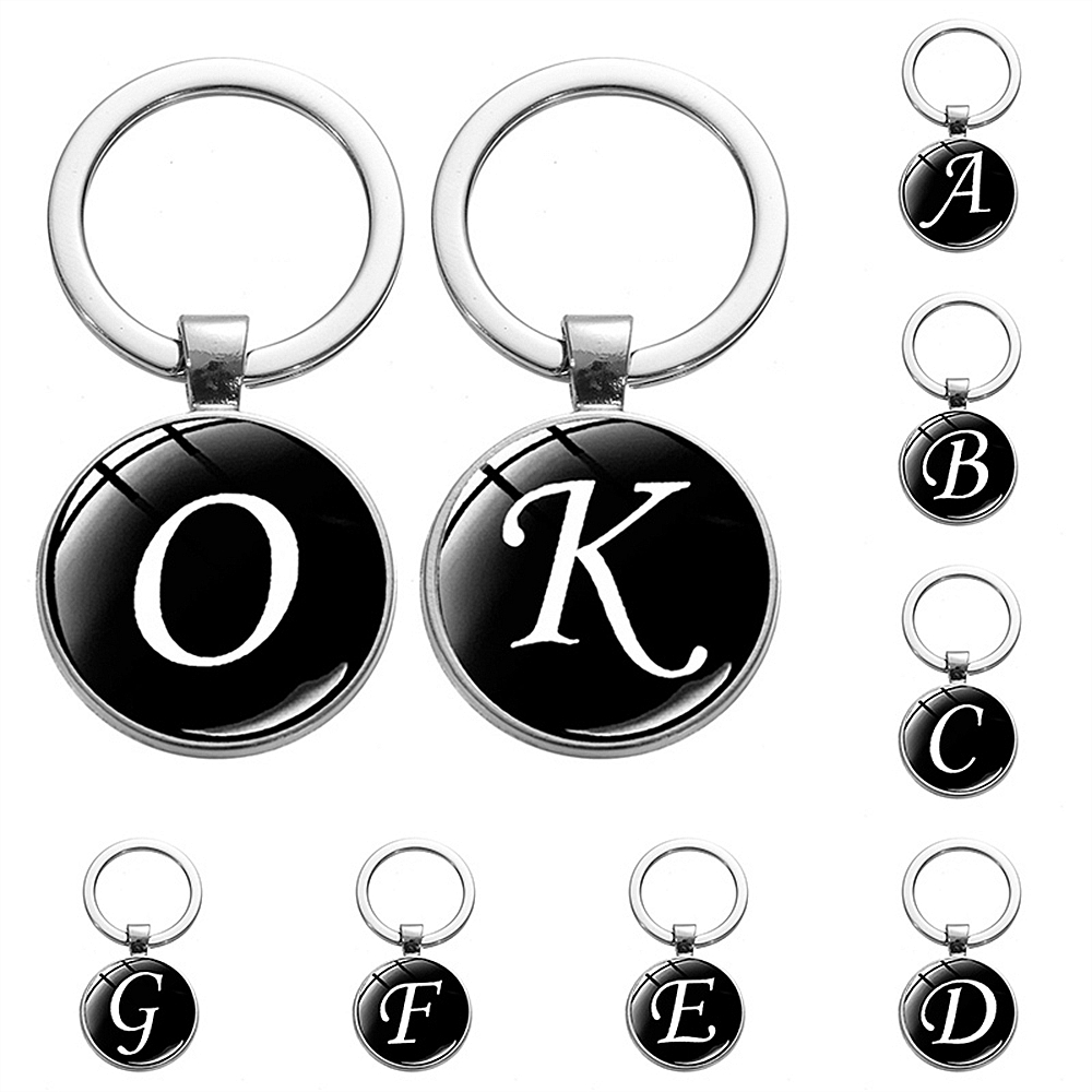 Women Accessories Name In English - A-Z initiële naam sleutelhanger voor vrouwen