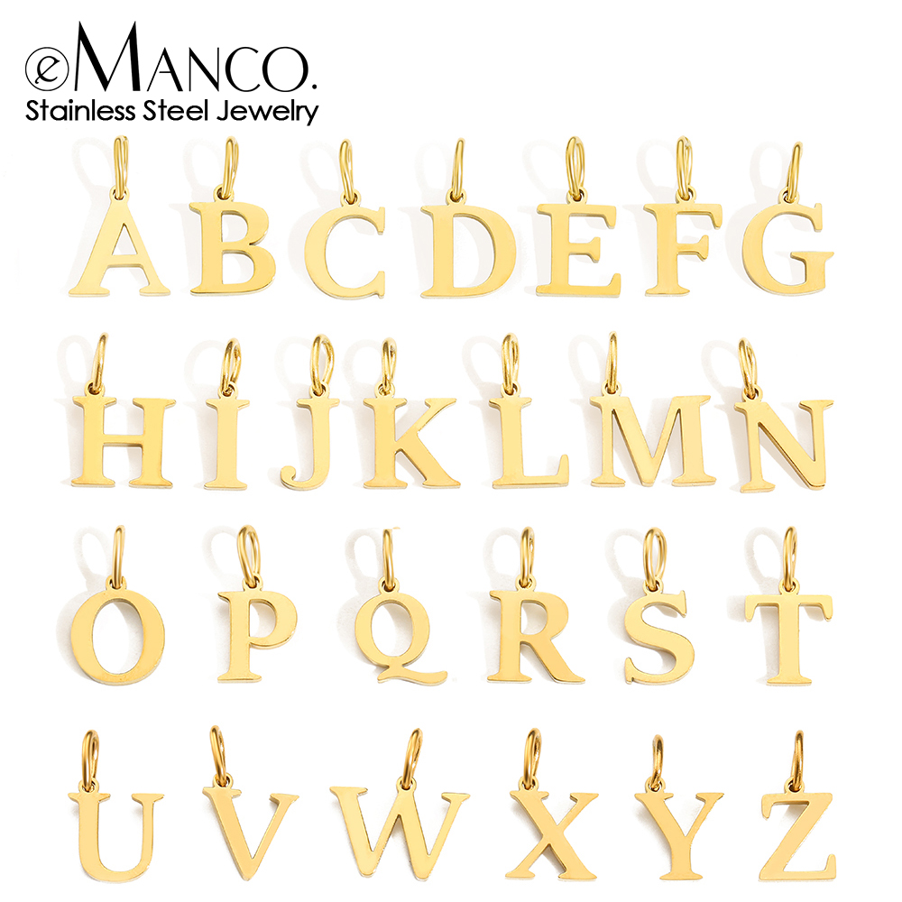 Women Accessories Name In English - EMANCO DIY Gesneden Engelse Alfabet Ketting