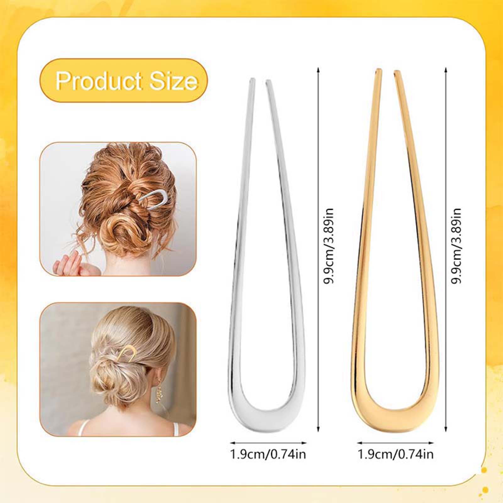 Franse U-vormige haarspelden v - Hair Fork Stick recensie en prijs