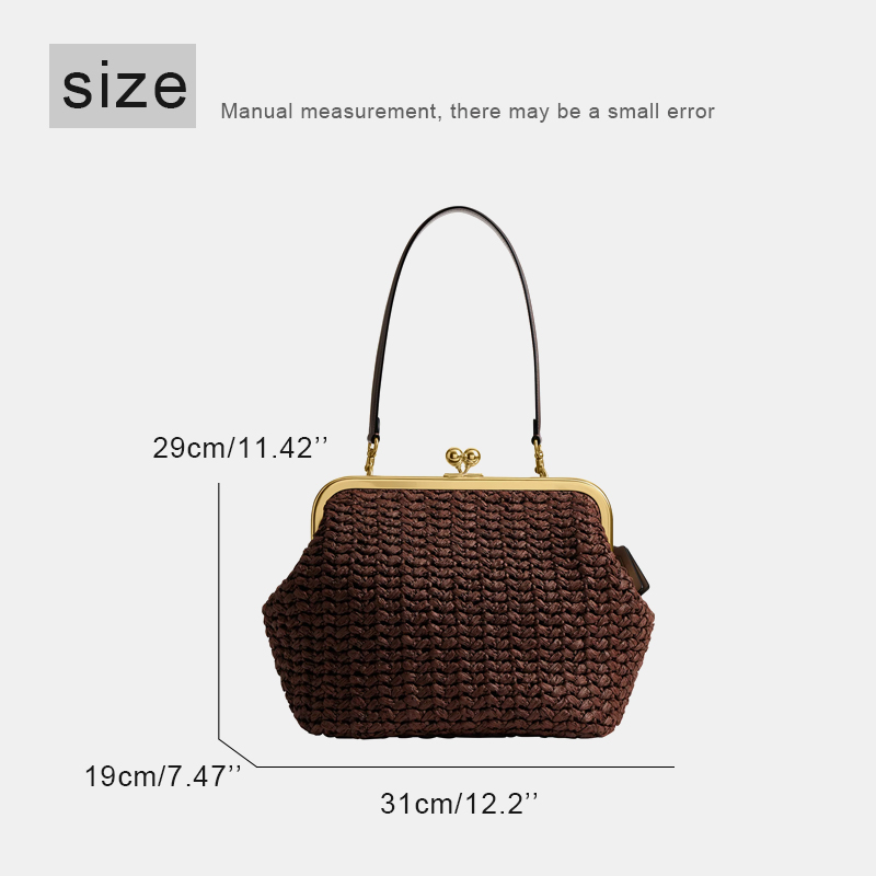 Handgeweven Kisslock Frame Sch - Women'S Accessories Purse recensie en prijs