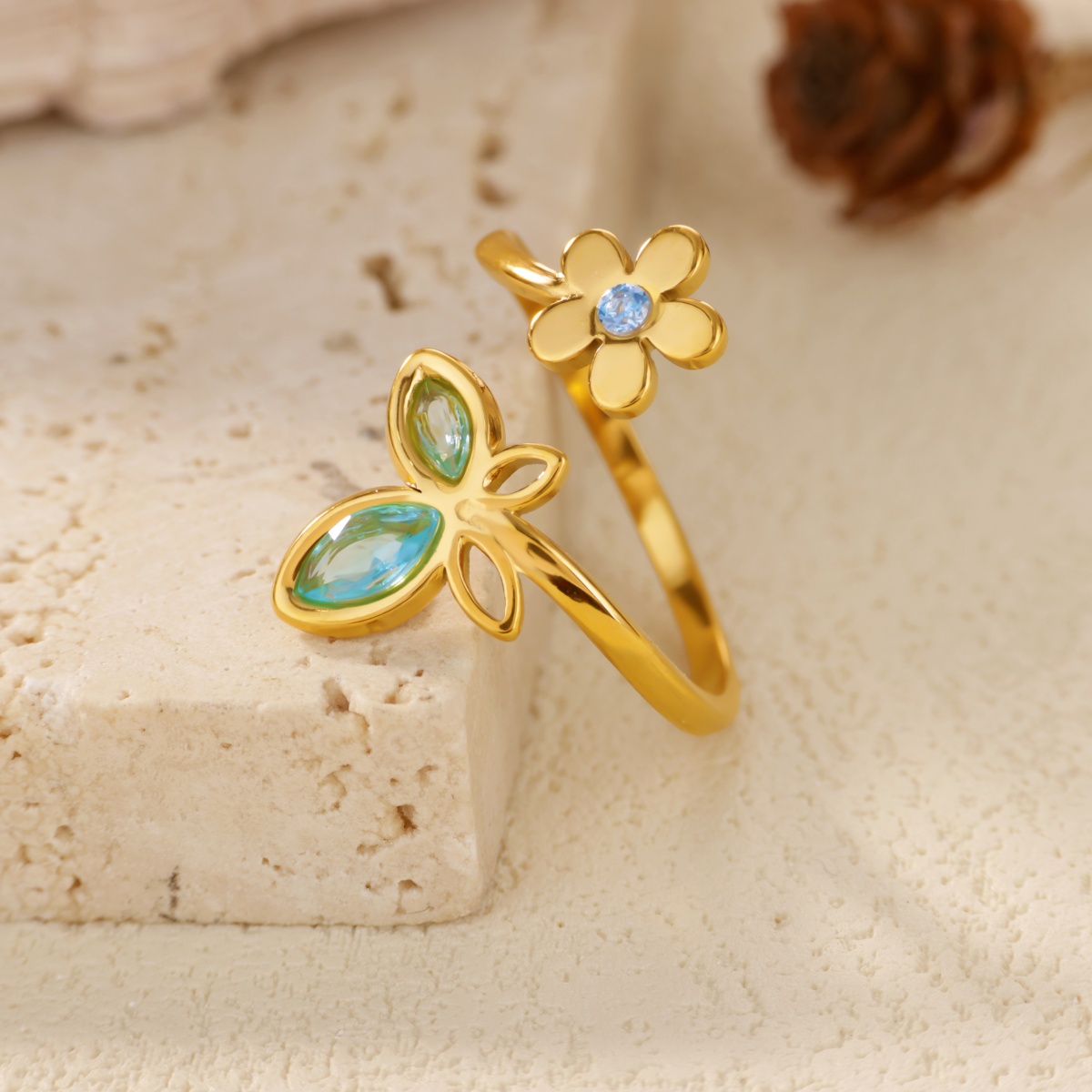 Verstelbare bloemenringen voor - Women'S Accessories Trends 2026 recensie en prijs