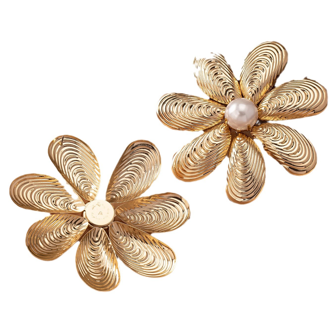 Grote Metalen Bloem Oorbellen  - Women'S Accessories Jewelry Sale recensie en prijs