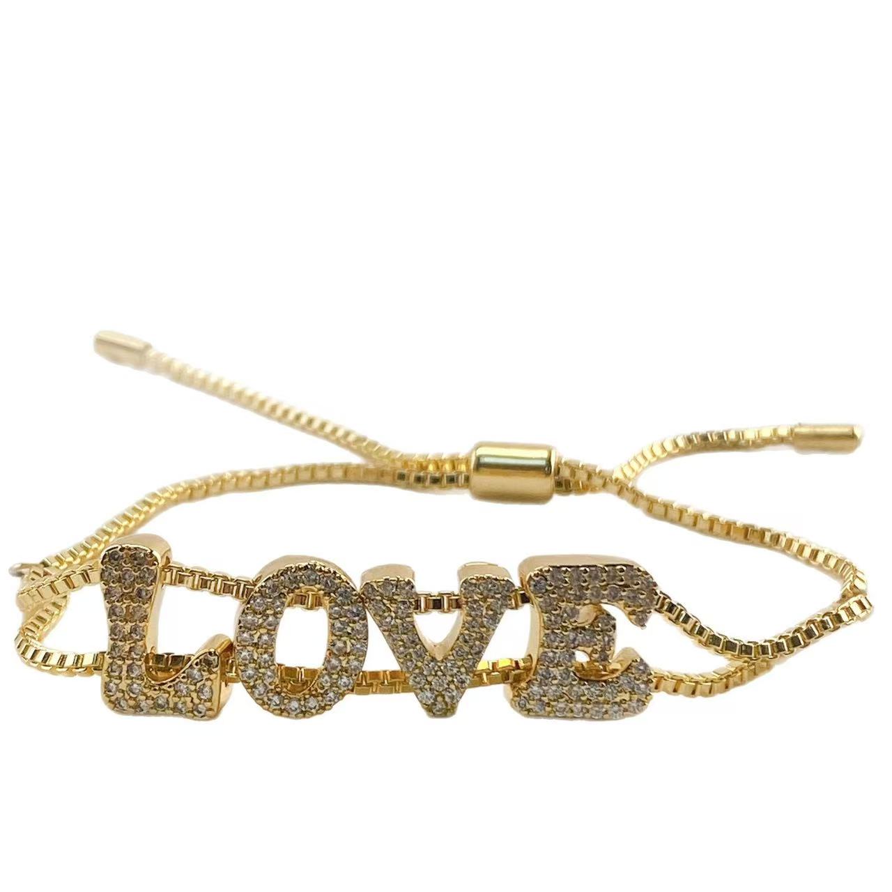 Modieuze gouden DIY-naamarmban - Women Accessories Name In English recensie en prijs