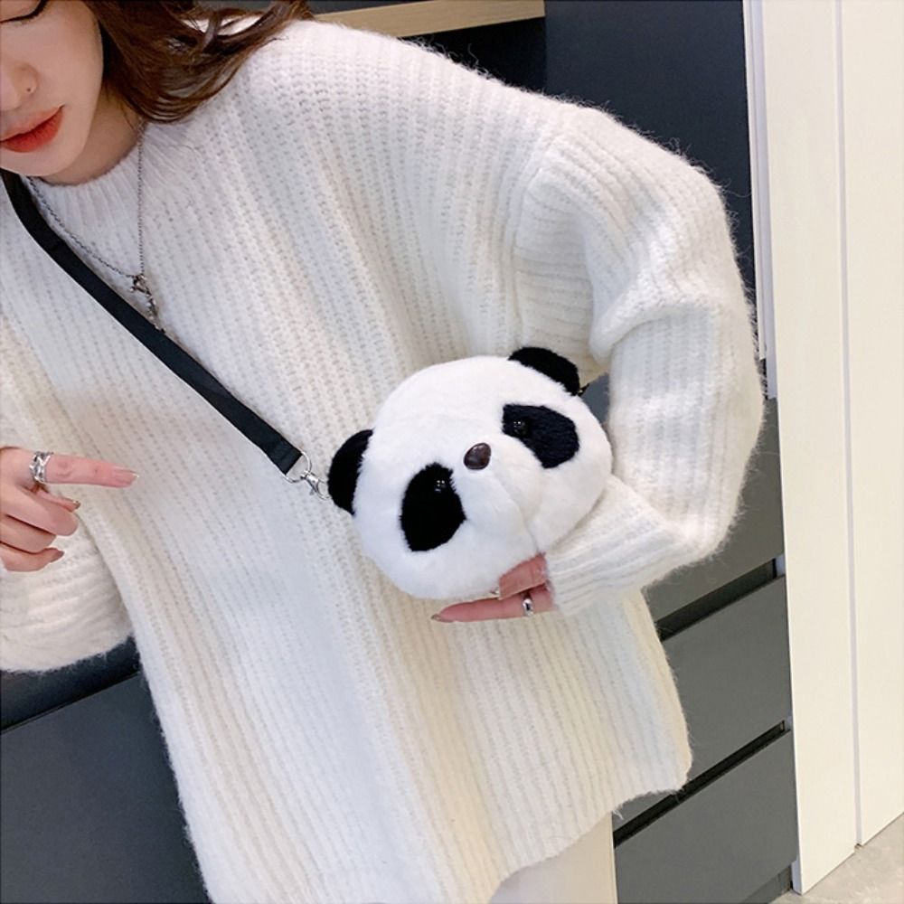 Nieuwe zachte pluizige panda c - Women'S Accessories Purse recensie en prijs