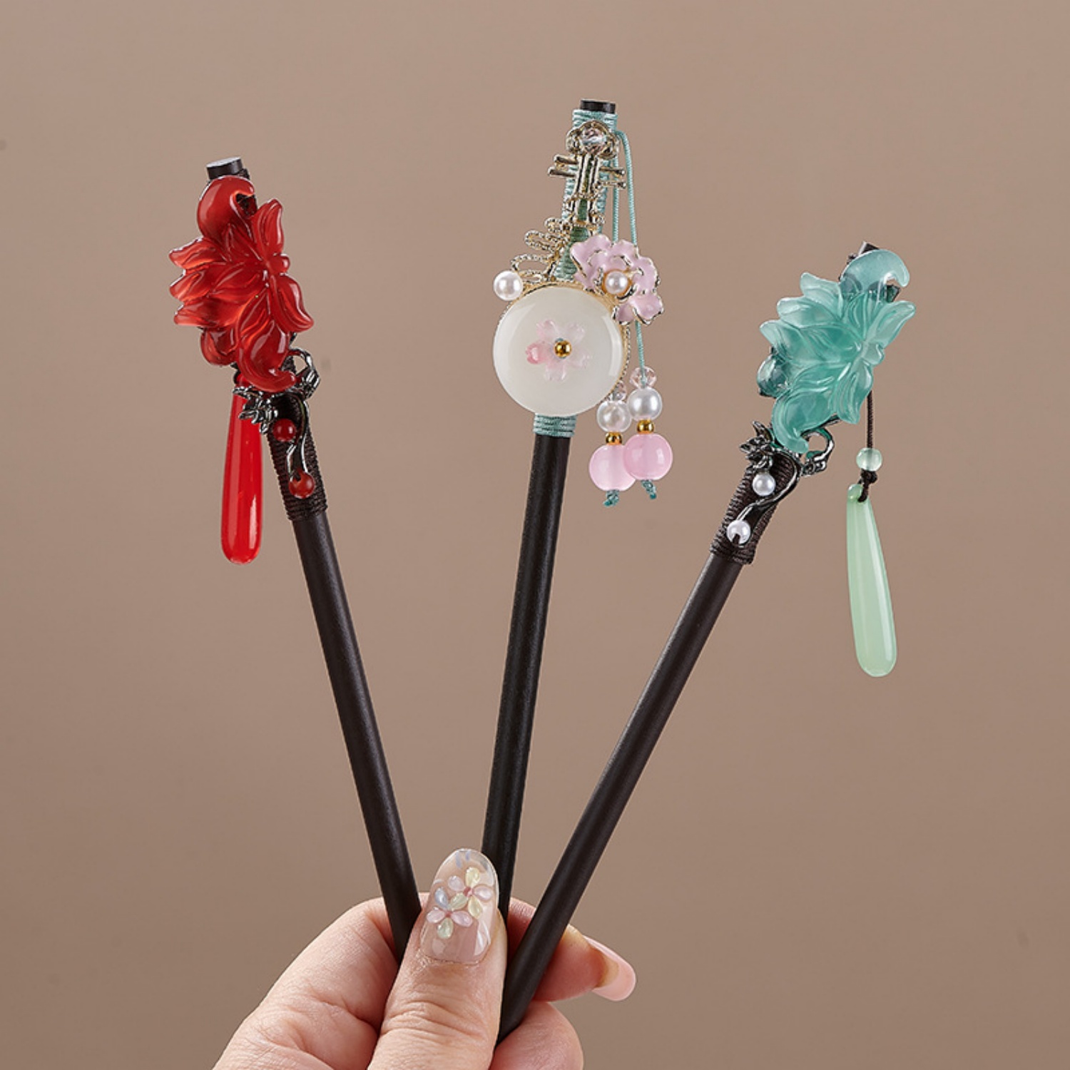 Vintage bloem haarspeld voor v - Hair Fork Stick recensie en prijs