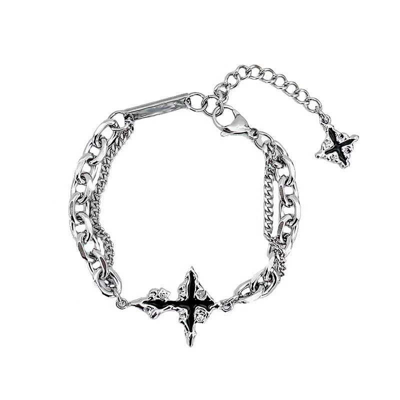 Punk Zwart Kruis Hanger Kettin - Women'S Emo Accessories recensie en prijs