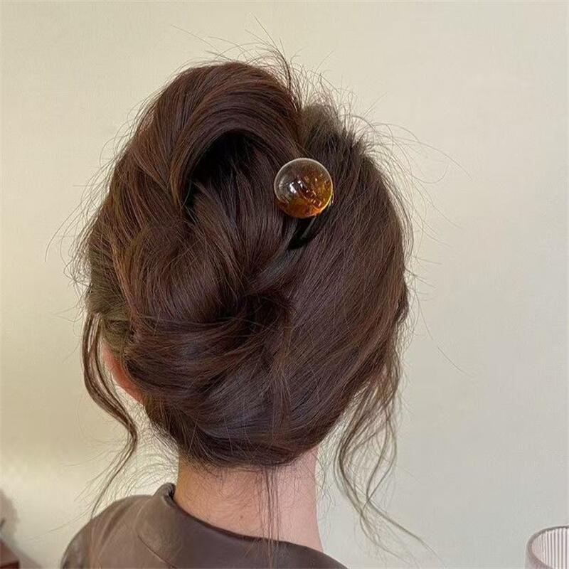 Mode gekleurde parel U-vormige - Hair Fork Stick recensie en prijs