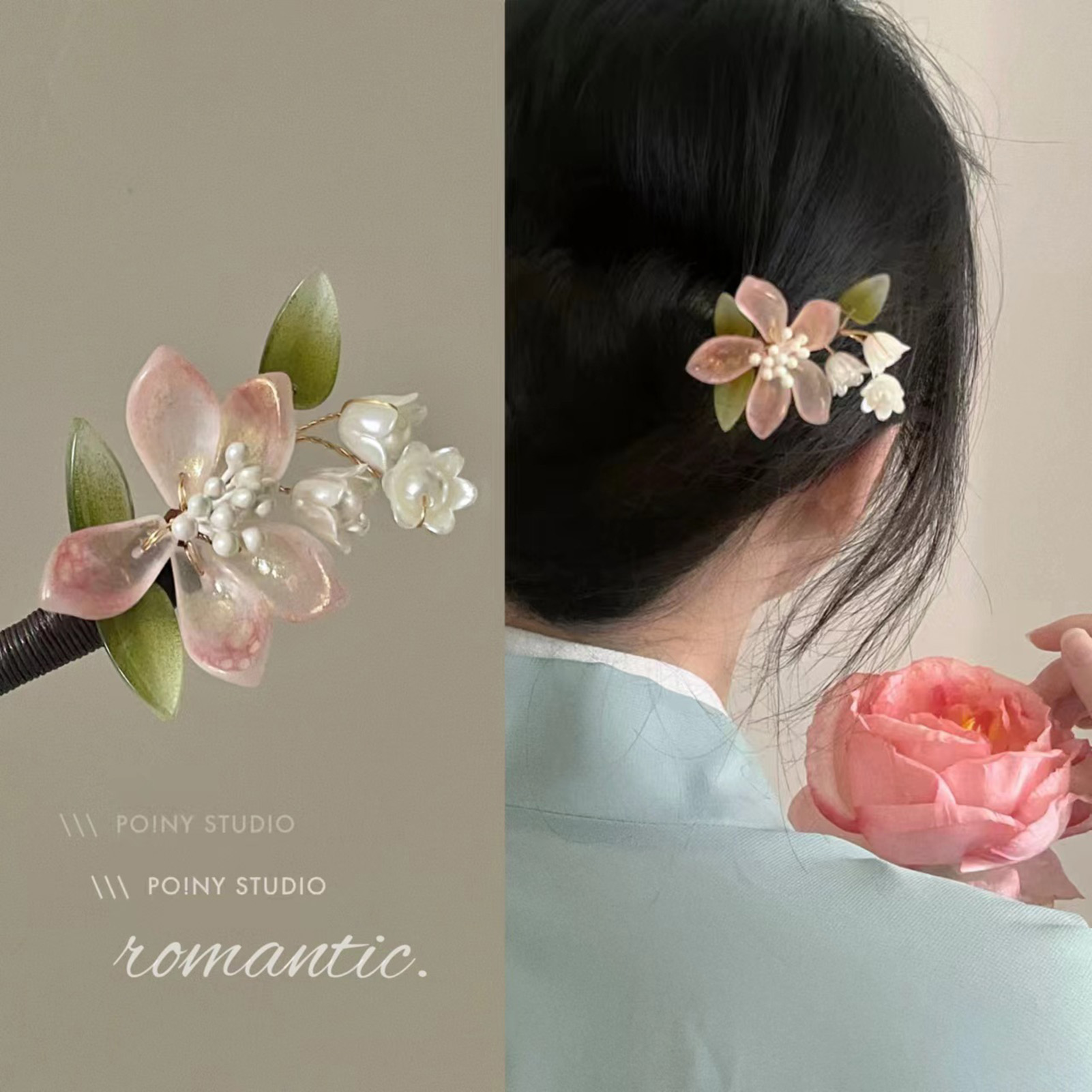 Chinese stijl bloem kwastje ha - Women Accessories On Sale recensie en prijs