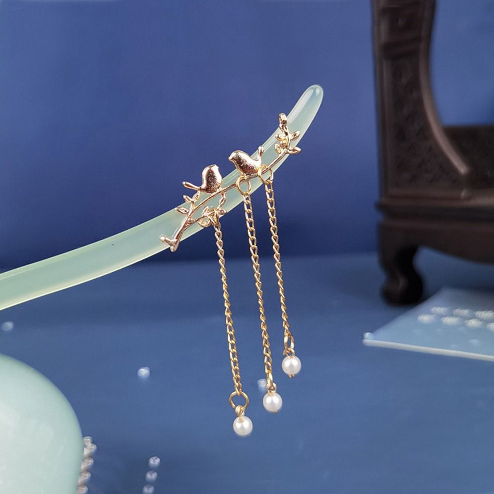 Acetaten Haarspelden met Vlech - Hair Fork Stick recensie en prijs