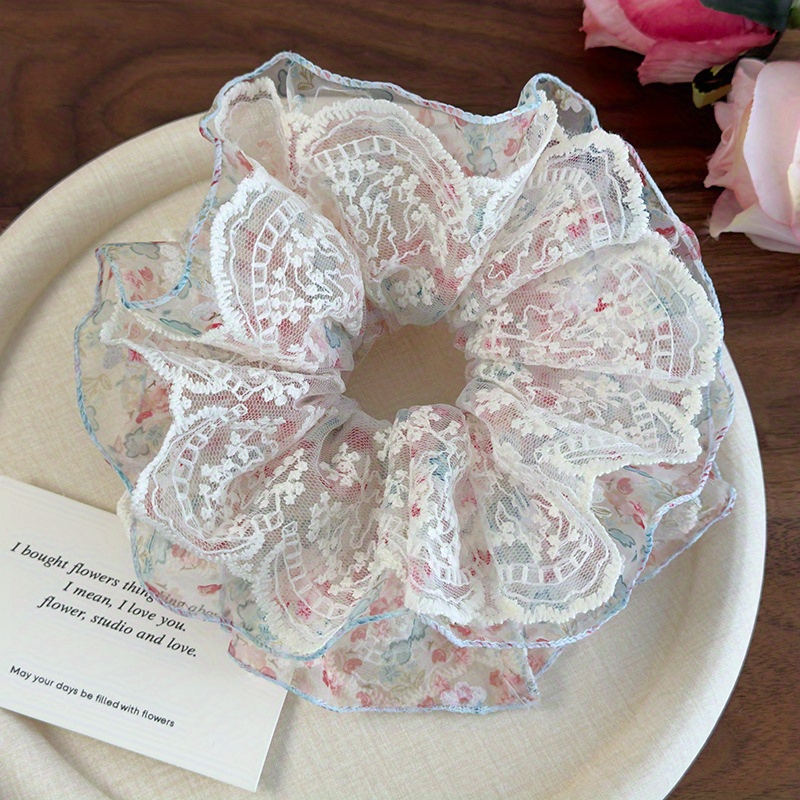 Roze en groene bloemen kanten  - Women Accessories Shop Design recensie en prijs