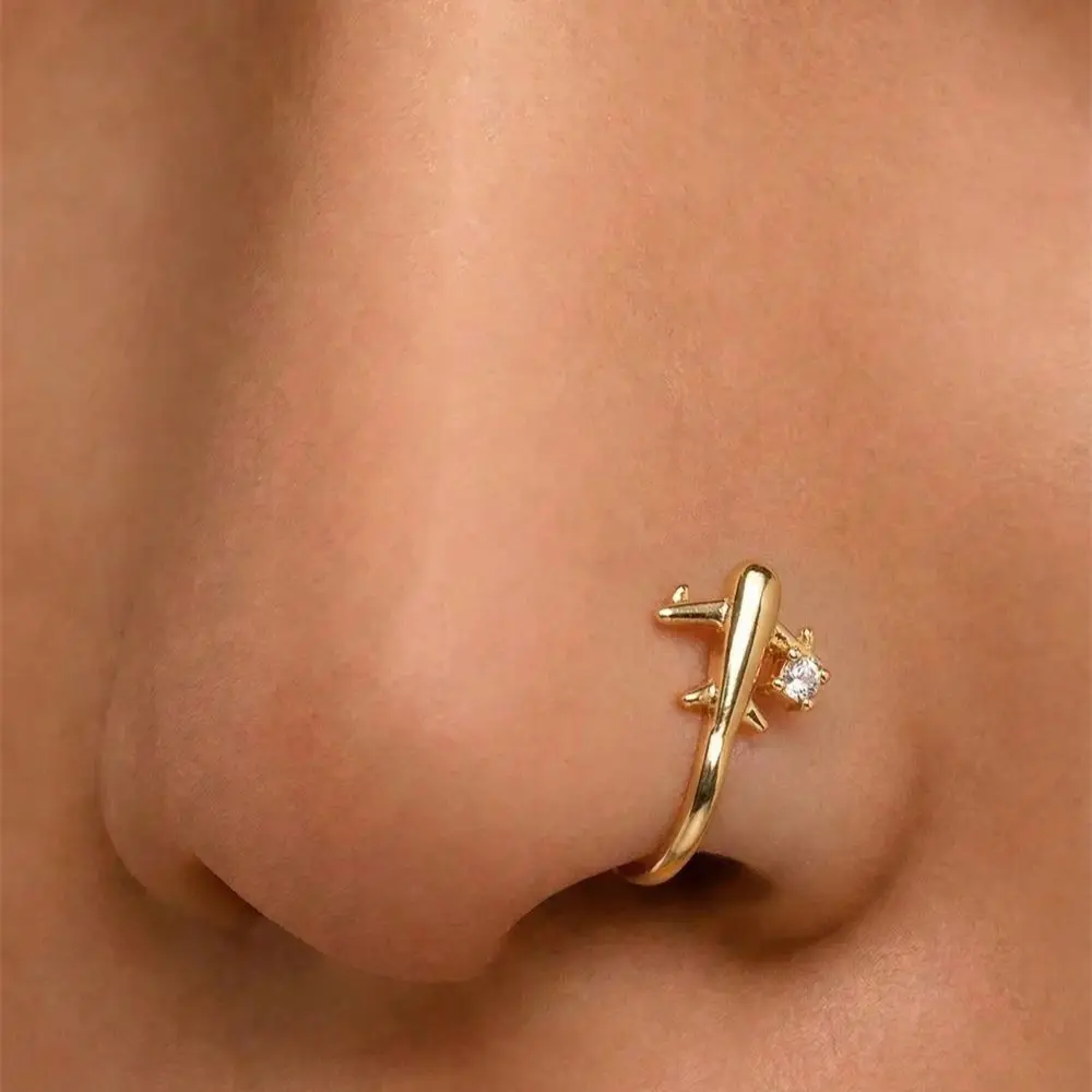 1PC Vliegtuigontwerp Geen pier - Women'S Accessories Jewelry Sale recensie en prijs