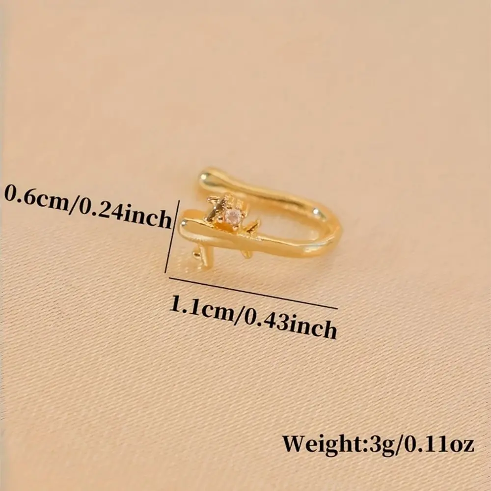 1PC Vliegtuigontwerp Geen pier - Women'S Accessories Jewelry Sale recensie en prijs