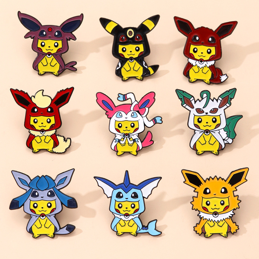 9 Stuks Anime Pokemon Reverssp - Women'S Accessories Jewelry Sale recensie en prijs