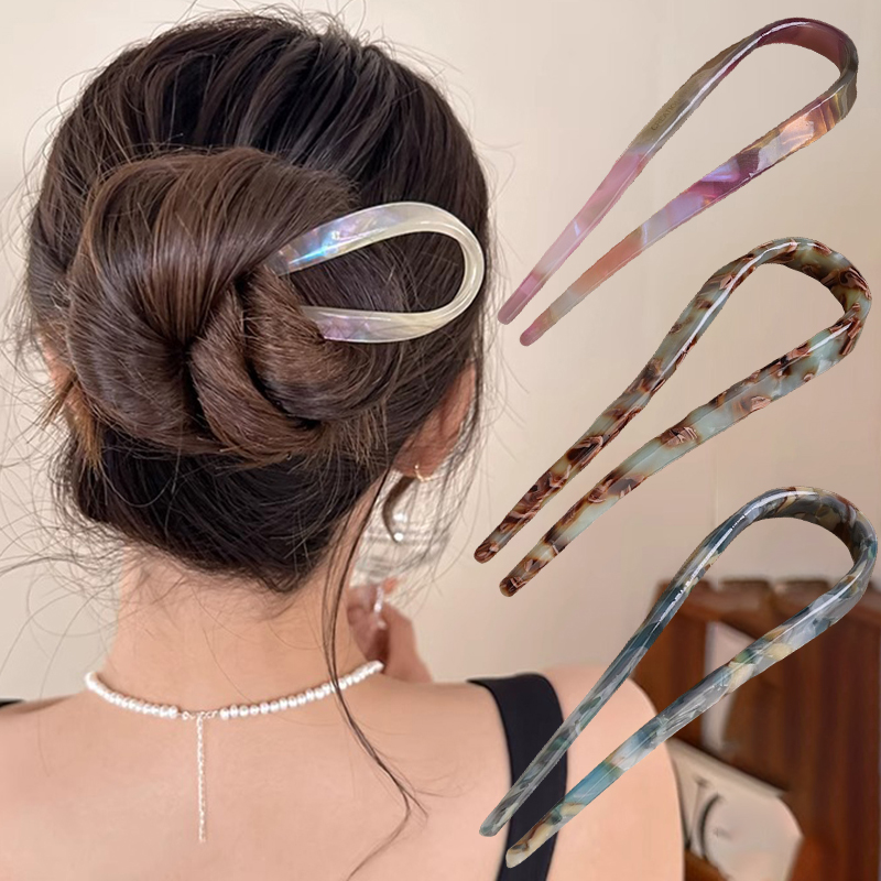 U-vormige haarstokjes Acetaat  - Hair Fork Stick recensie en prijs